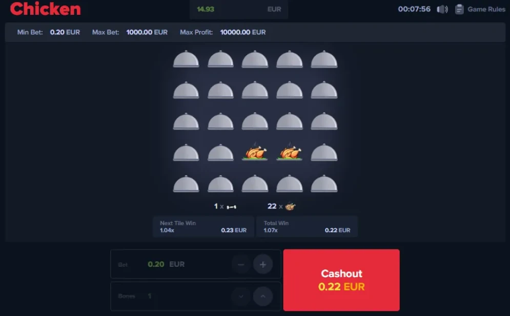 MyStake Chicken Game